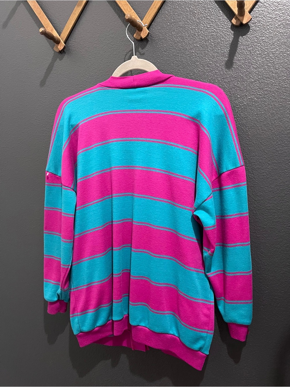 Vintage Peter Popovitch Chunky Striped Cardigan - Picture 6 of 6